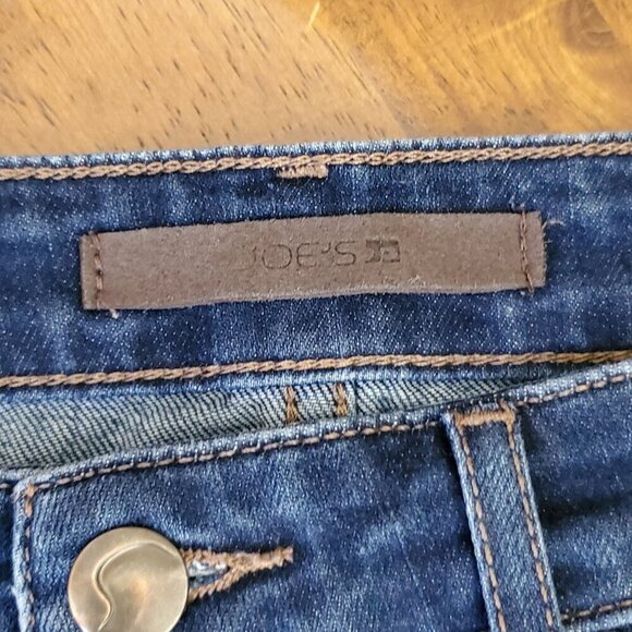 Joes Jeans Womens High Rise Skinny Ankle Jeans W25 Dark Wash Frayed Raw Hem - Picture 3 of 9